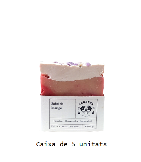 Caixa de sabons de mango (5 u.)