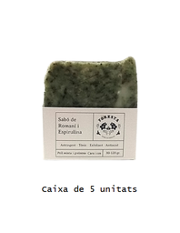 [FOR120] Caixa de sabons de romaní i espirulina